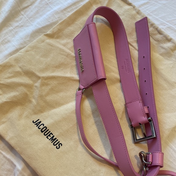 Jacquemus 2023 pink bag belt - Picture 5 of 12